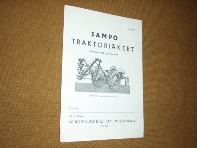 sampo,TRAKTORIÄKEET,